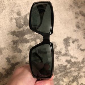Men’s Versace sunglasses. Black lenses black frames